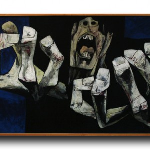 キトでグアヤサミンの絵に惚れる。