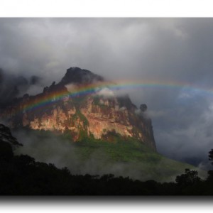 ギアナ高地で出会った虹と風立ちぬ。