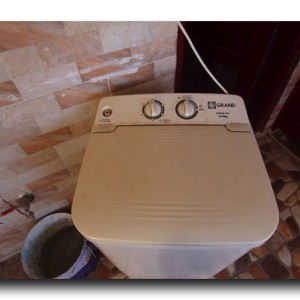 洗濯機デビュー記念日。