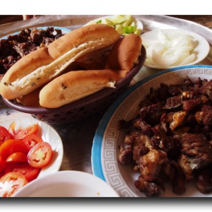 スーダンではこんな物を食べていました。