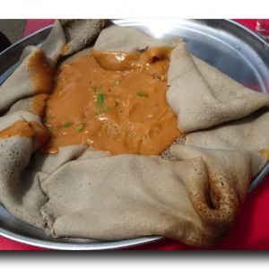 エチオピアではこんなものを食べていました。