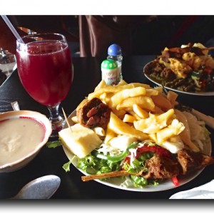 ルワンダではこんな物を食べていました。