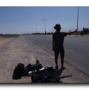 トルクメニスタンで不法滞在の危機！！玉砕覚悟の強行ヒッチハイク！