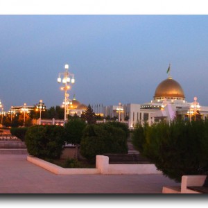 まるでスターウォーズの世界！！トルクメニスタンの首都アシガバート。